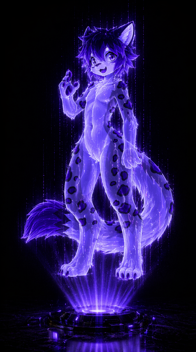 Unit N-01 Snep hologram projection
